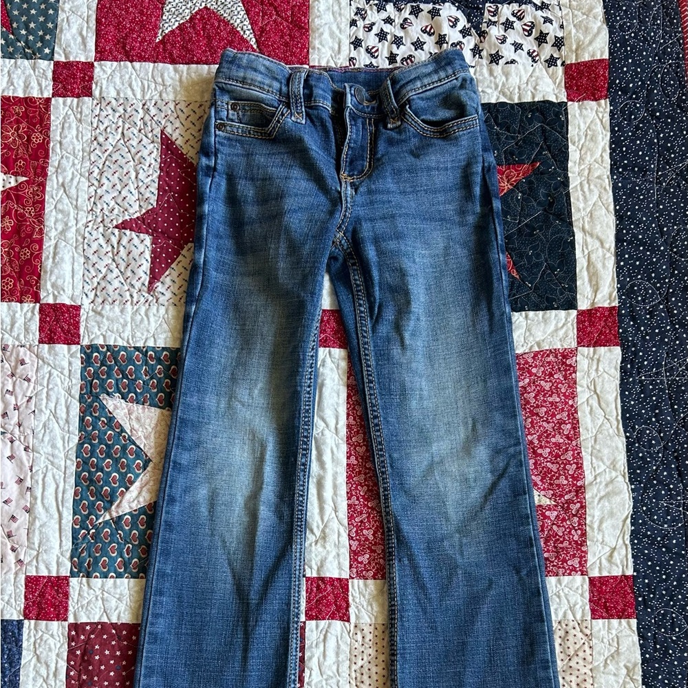 Wrangler girls jeans size 8 Slim